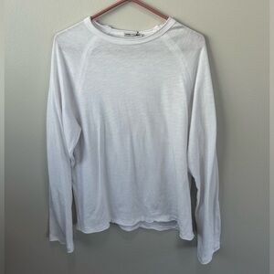 white zara long sleeve size M